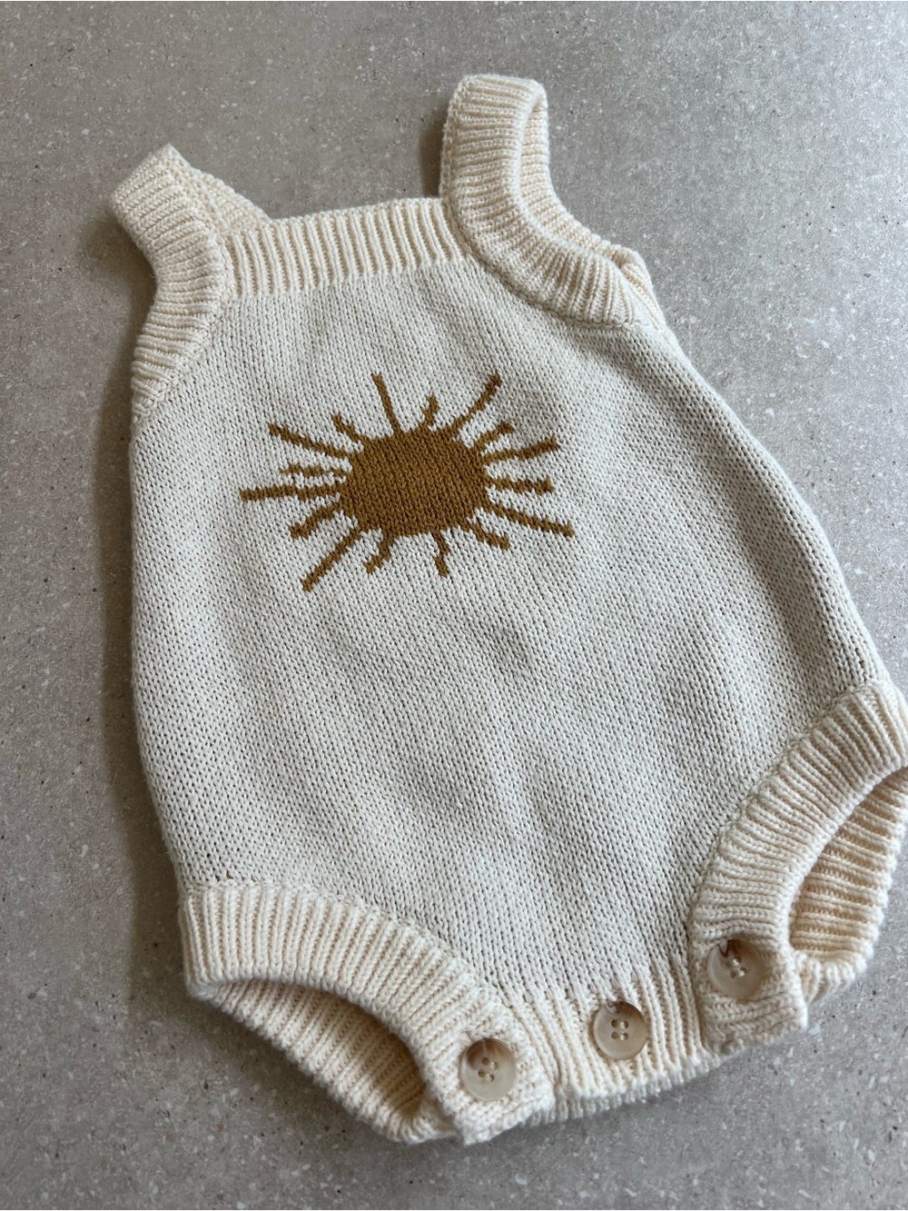 Luna + Luca knit sun romper